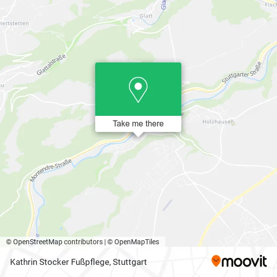 Карта Kathrin Stocker Fußpflege