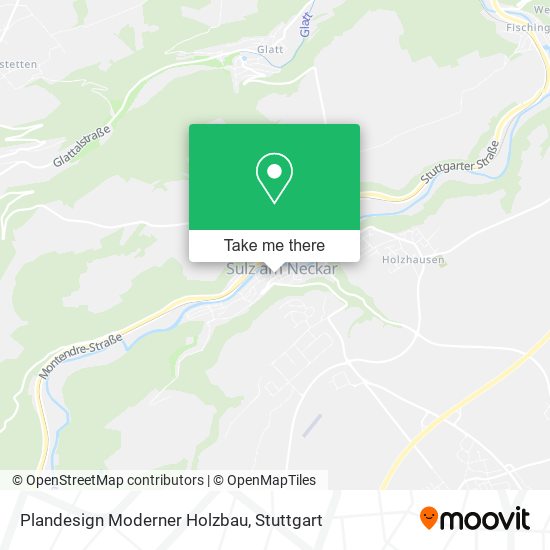 Plandesign Moderner Holzbau map