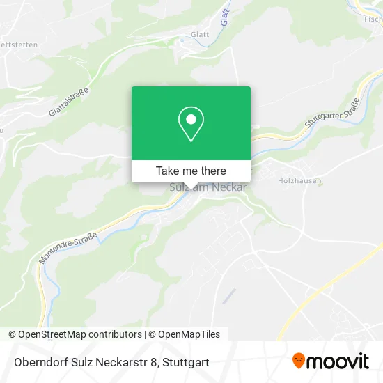Карта Oberndorf Sulz Neckarstr 8