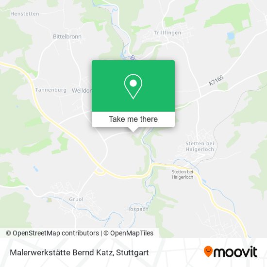 Карта Malerwerkstätte Bernd Katz
