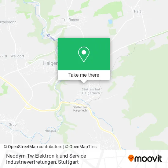Карта Neodym Tw Elektronik und Service Industrievertretungen