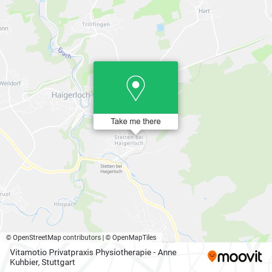 Vitamotio Privatpraxis Physiotherapie - Anne Kuhbier map