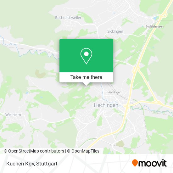 Küchen Kgv map