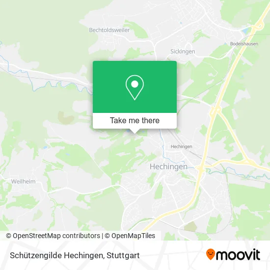 Карта Schützengilde Hechingen