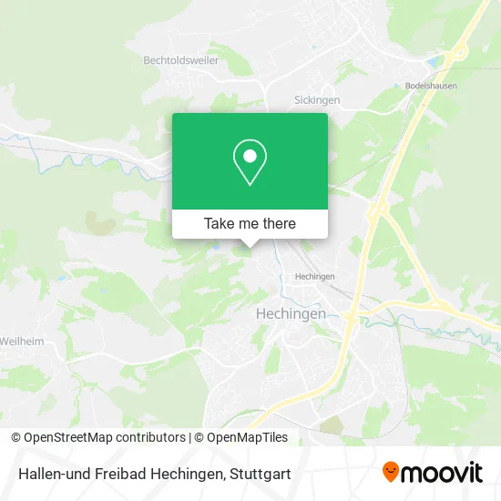 Карта Hallen-und Freibad Hechingen