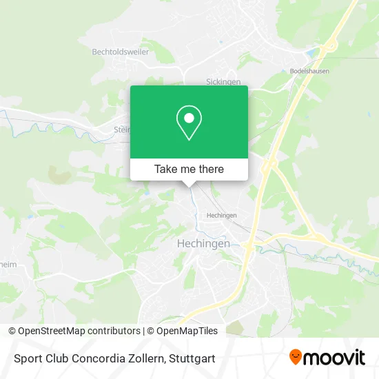 Sport Club Concordia Zollern map