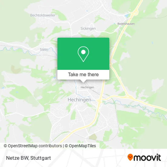 Netze BW map