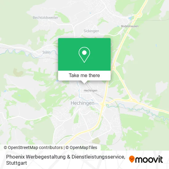 Карта Phoenix Werbegestaltung & Dienstleistungsservice