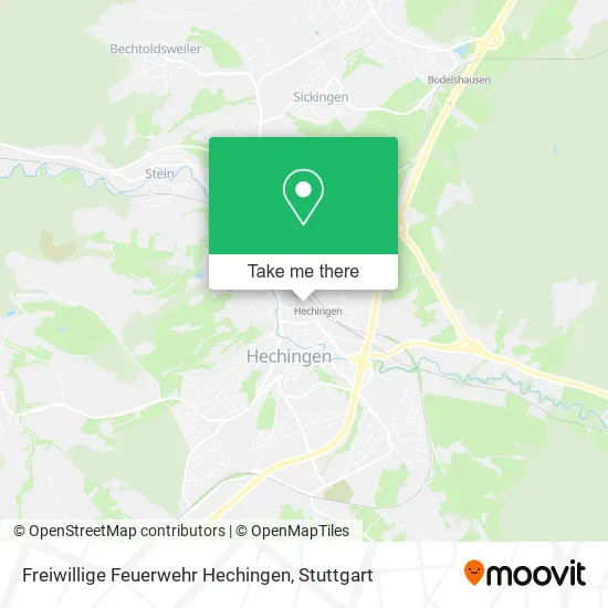 Карта Freiwillige Feuerwehr Hechingen