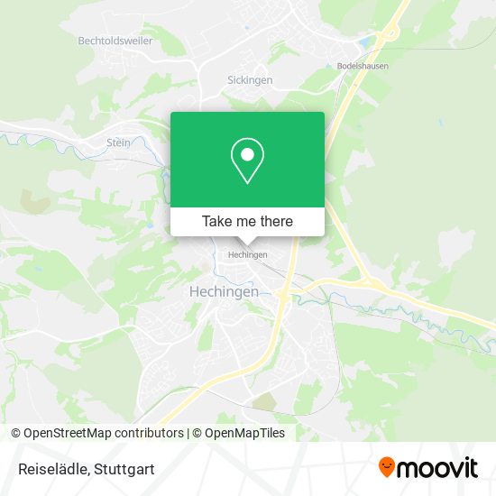 Карта Reiselädle