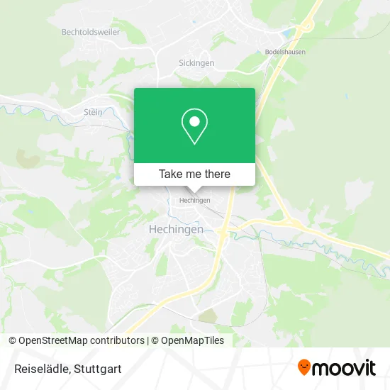 Карта Reiselädle