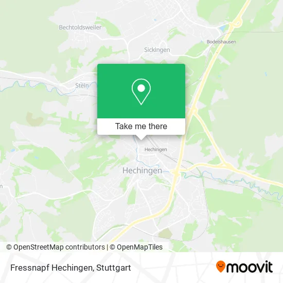Карта Fressnapf Hechingen