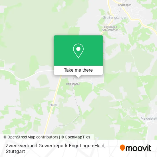 Карта Zweckverband Gewerbepark Engstingen-Haid