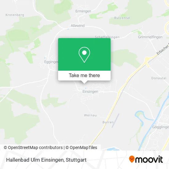 Карта Hallenbad Ulm Einsingen