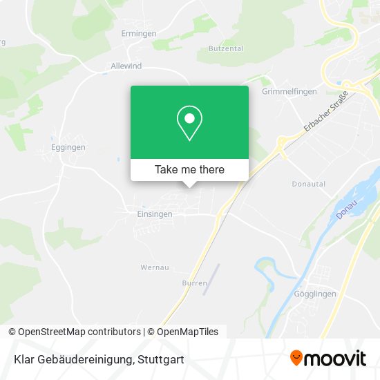 Klar Gebäudereinigung map