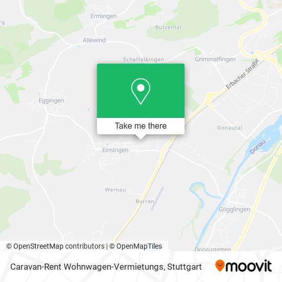 Caravan-Rent Wohnwagen-Vermietungs map