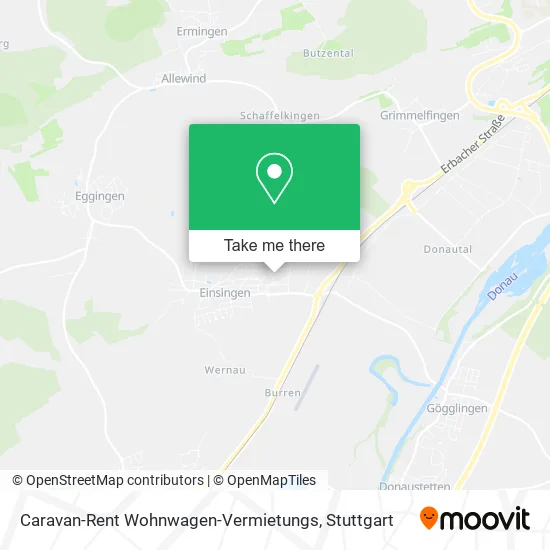 Карта Caravan-Rent Wohnwagen-Vermietungs