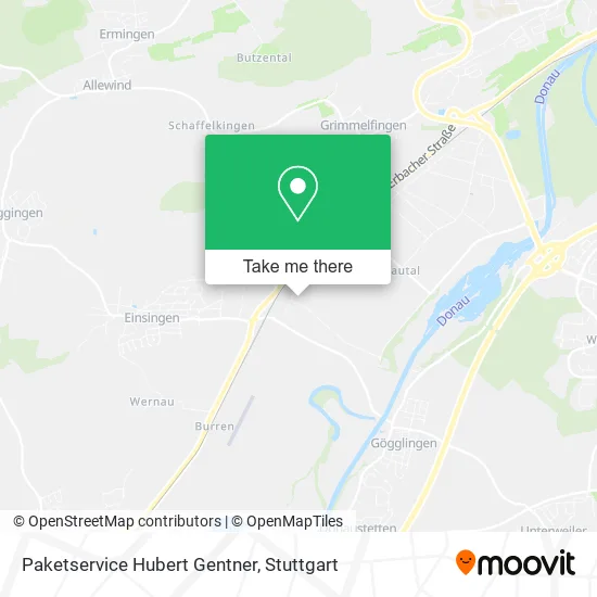 Карта Paketservice Hubert Gentner