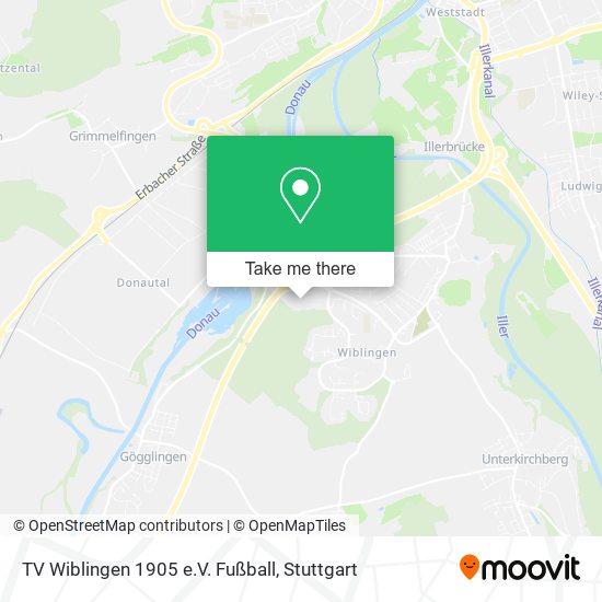 TV Wiblingen 1905 e.V. Fußball map