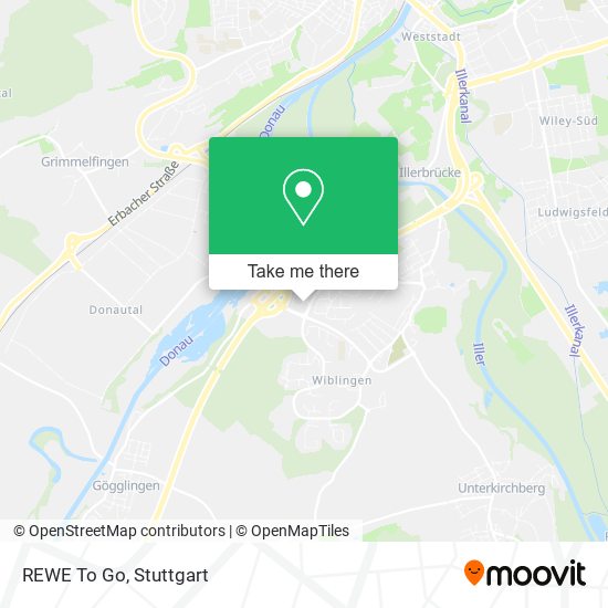 REWE To Go map