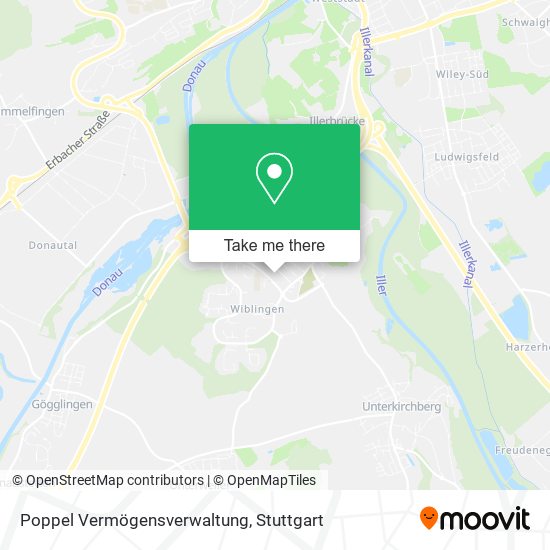 Poppel Vermögensverwaltung map