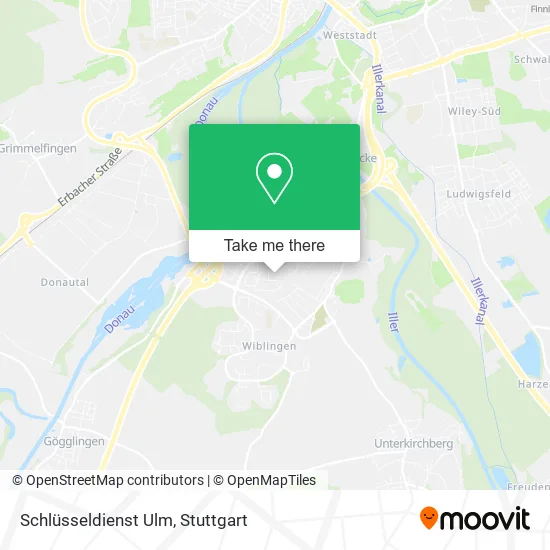 Карта Schlüsseldienst Ulm