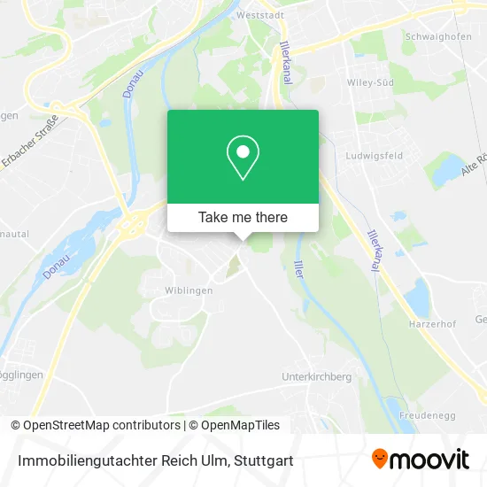 Карта Immobiliengutachter Reich Ulm
