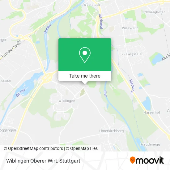Карта Wiblingen Oberer Wirt