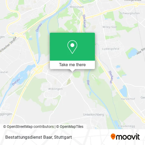 Карта Bestattungsdienst Baar