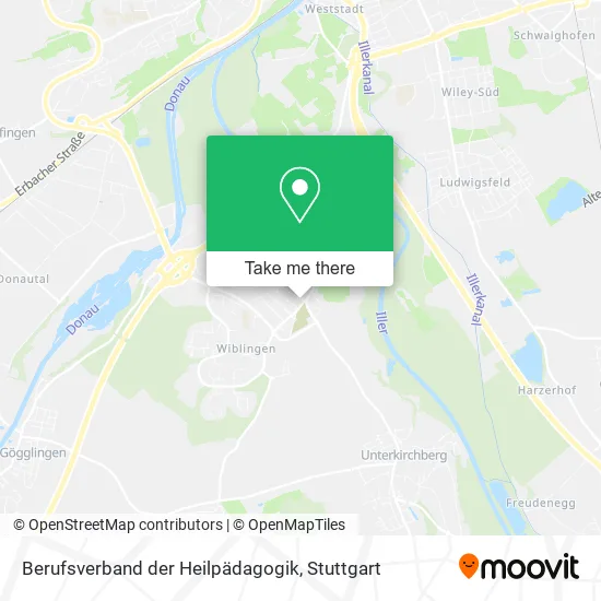 Карта Berufsverband der Heilpädagogik