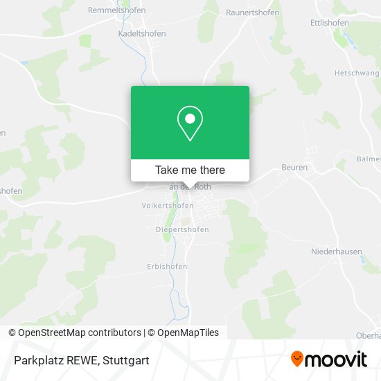 Parkplatz REWE map