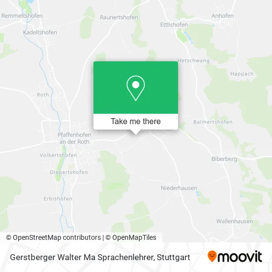 Карта Gerstberger Walter Ma Sprachenlehrer