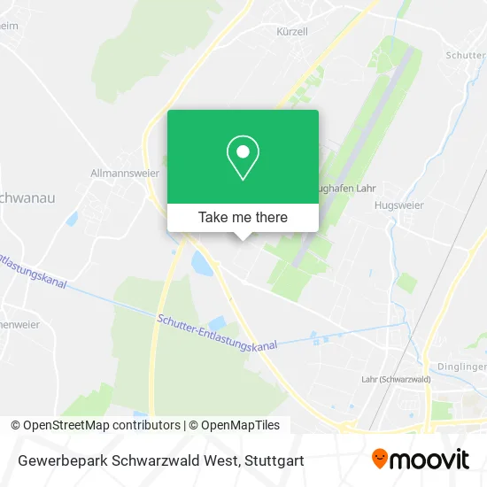 Карта Gewerbepark Schwarzwald West