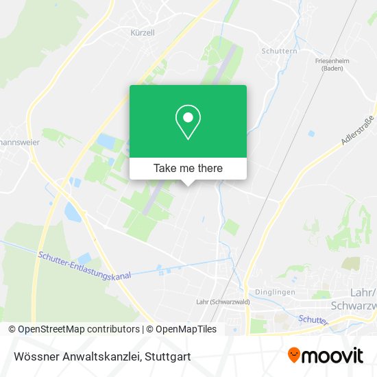 Карта Wössner Anwaltskanzlei