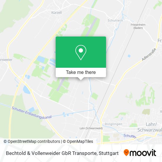 Карта Bechtold & Vollenweider GbR Transporte