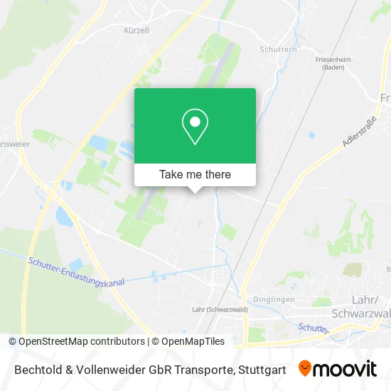 Карта Bechtold & Vollenweider GbR Transporte