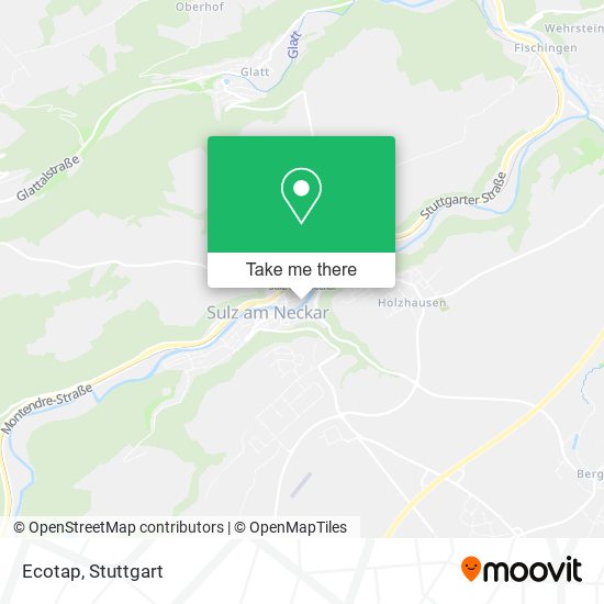 Ecotap map