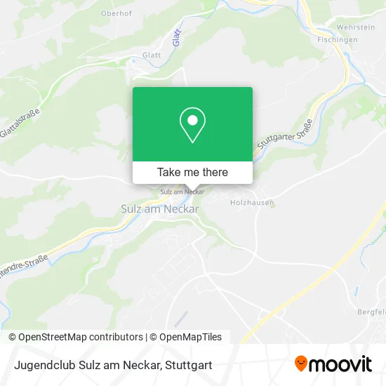 Карта Jugendclub Sulz am Neckar