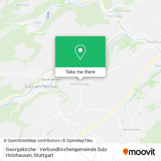 Карта Georgskirche - Verbundkirchengemeinde Sulz-Holzhausen