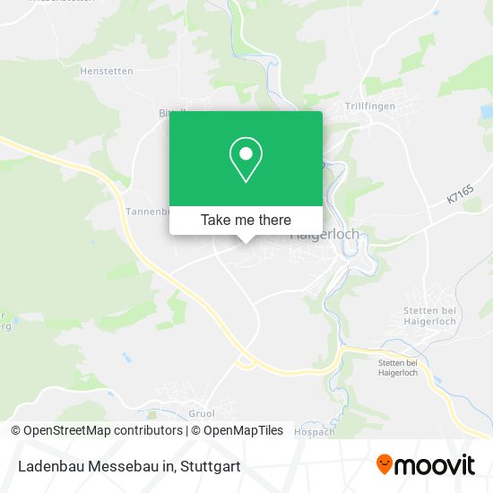 Ladenbau Messebau in map