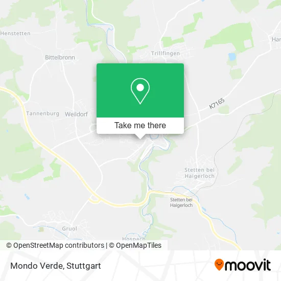 Карта Mondo Verde