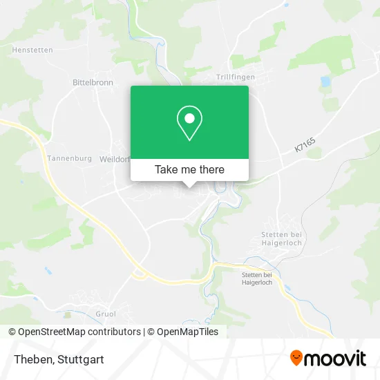 Карта Theben