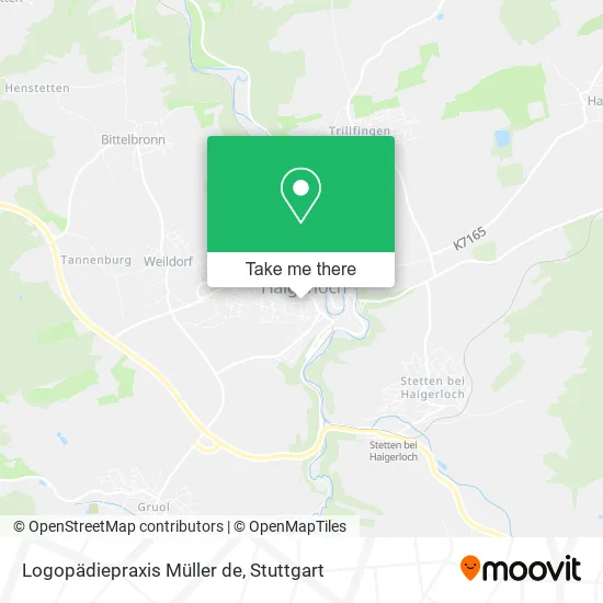 Карта Logopädiepraxis Müller de