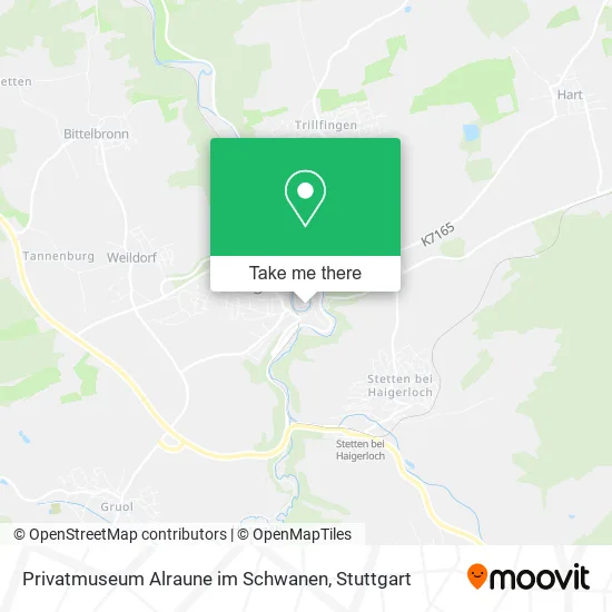 Карта Privatmuseum Alraune im Schwanen
