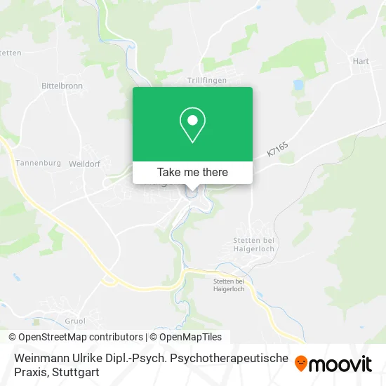 Карта Weinmann Ulrike Dipl.-Psych. Psychotherapeutische Praxis