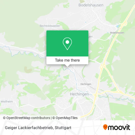 Карта Geiger Lackierfachbetrieb