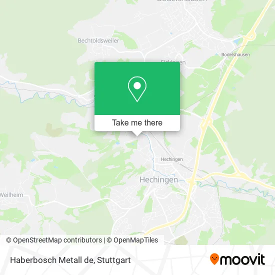 Карта Haberbosch Metall de