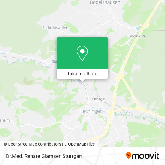 Карта Dr.Med. Renate Glamser