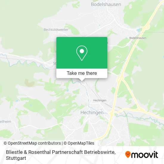 Карта Bliestle & Rosenthal Partnerschaft Betriebswirte