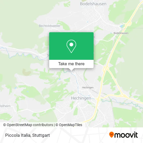 Карта Piccola Italia